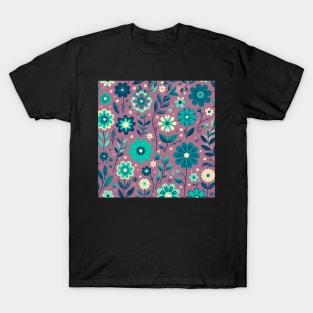 Purple Floral T-Shirt